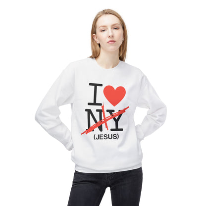 "i love Jesus" crewneck