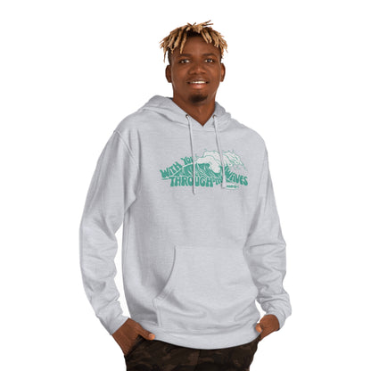 "in the waves" hoodie