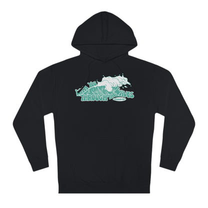 "in the waves" hoodie