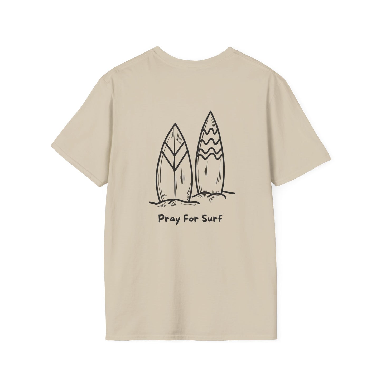 "pray for surf" tee