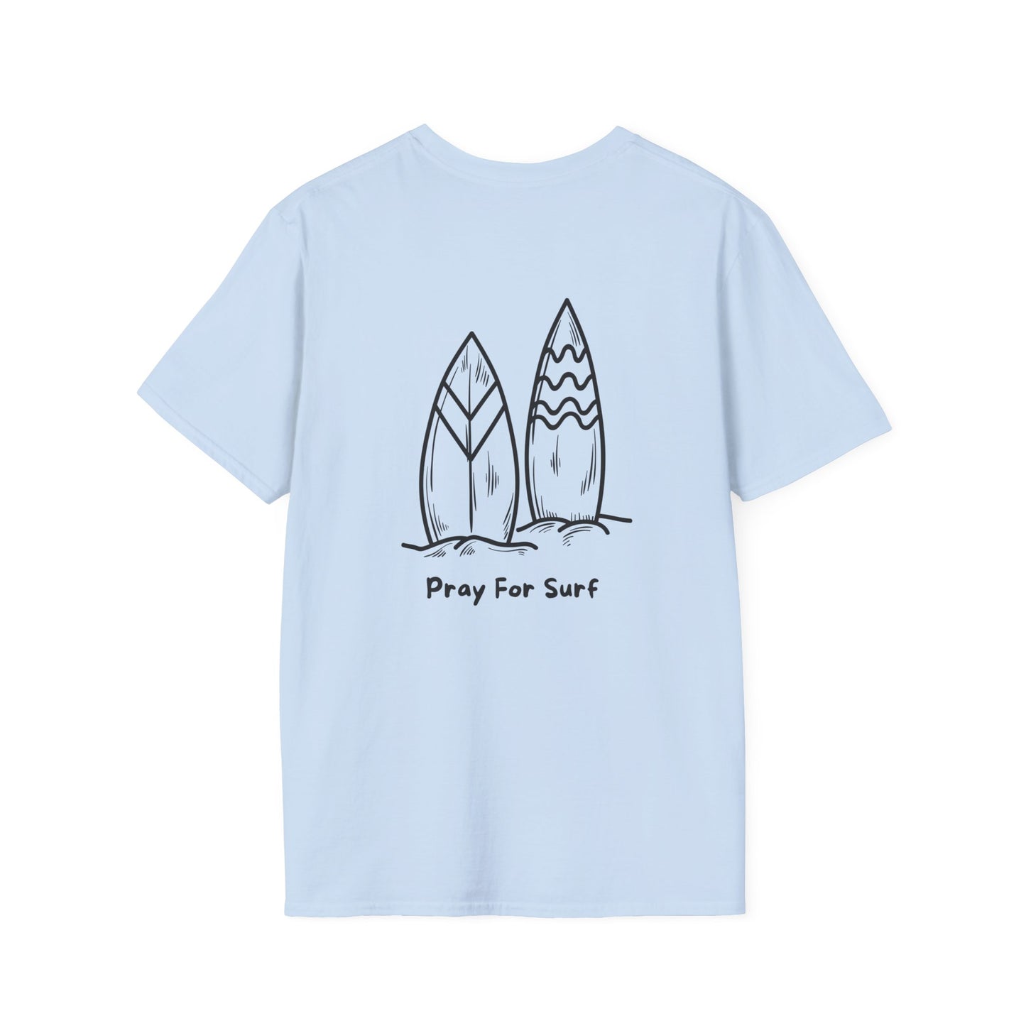 "pray for surf" tee