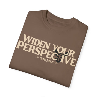 "widen your perspective" tee