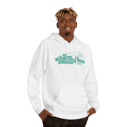 "in the waves" hoodie