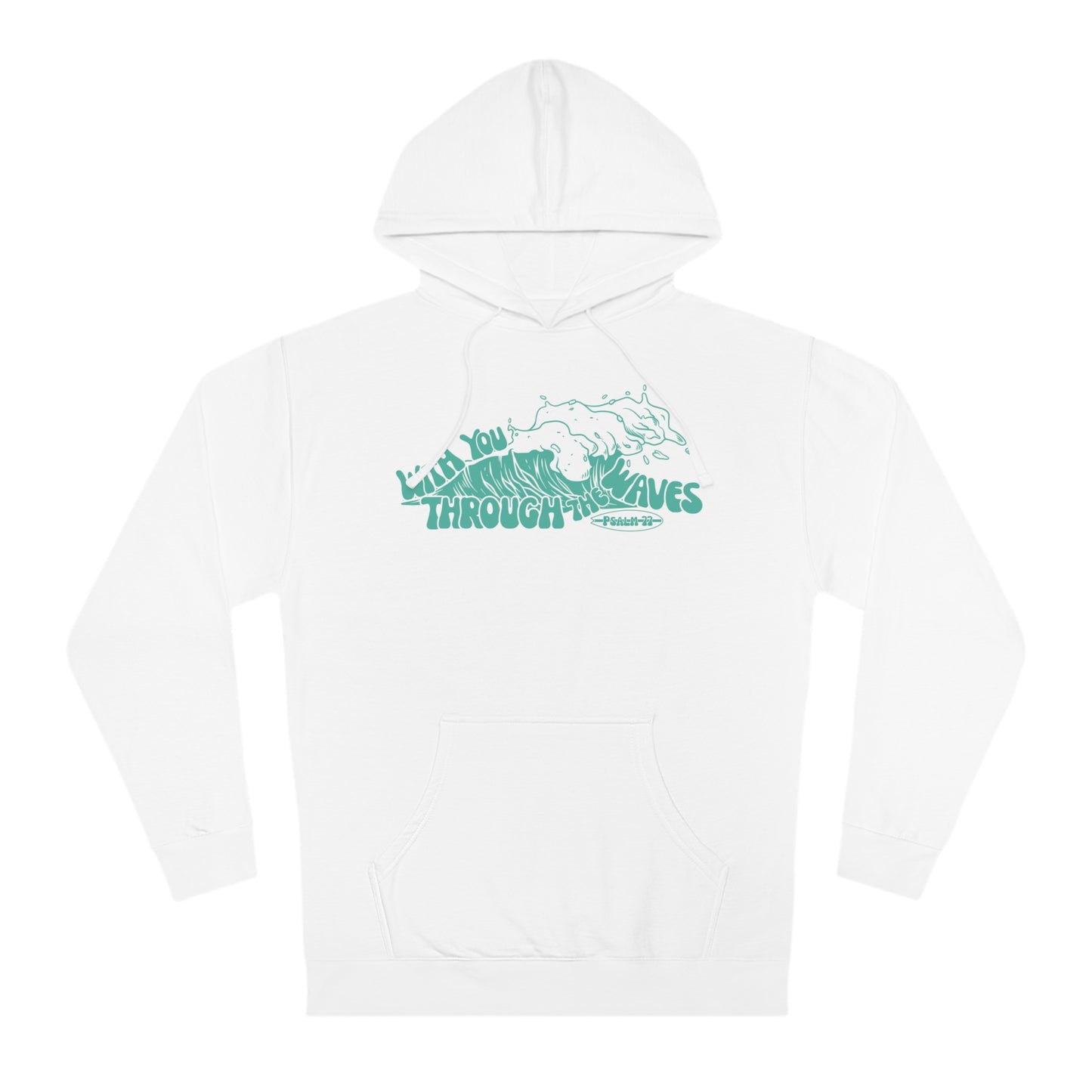 "in the waves" hoodie