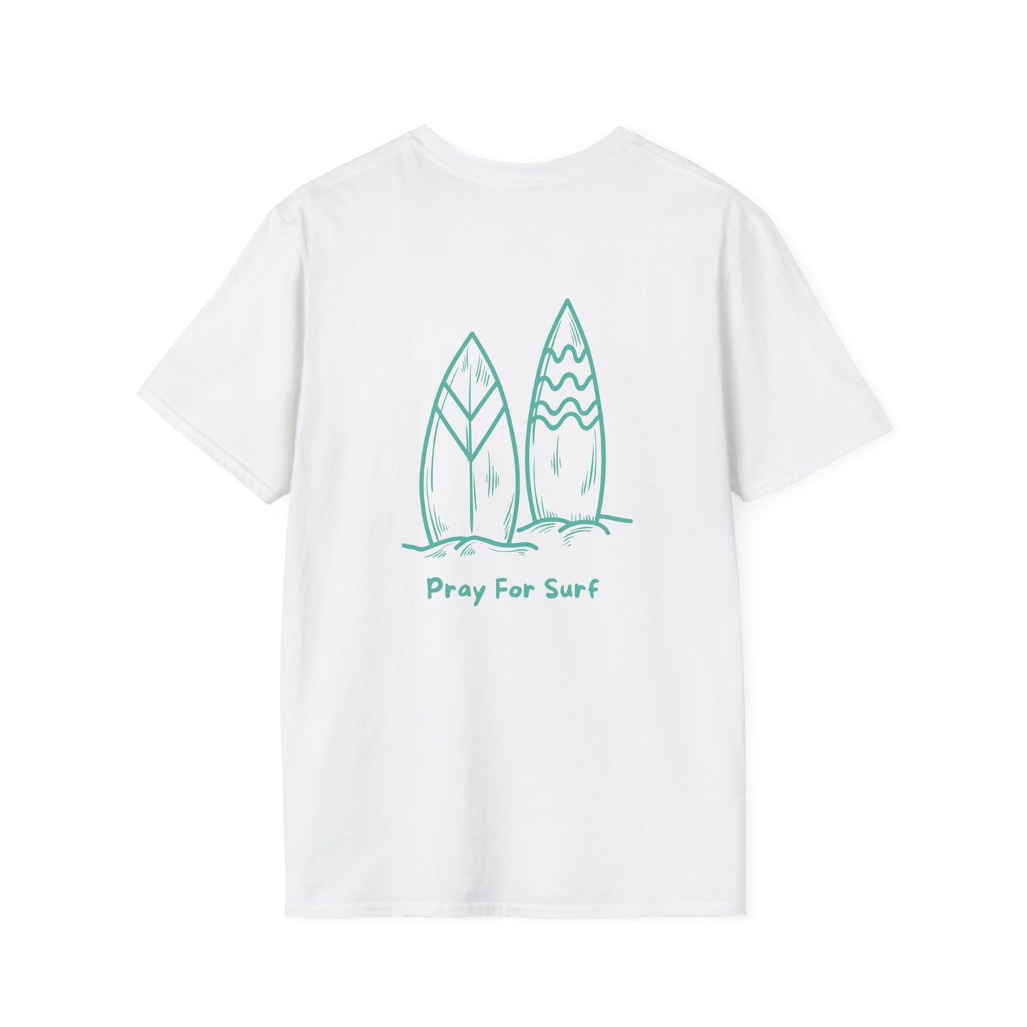 "pray for surf" tee